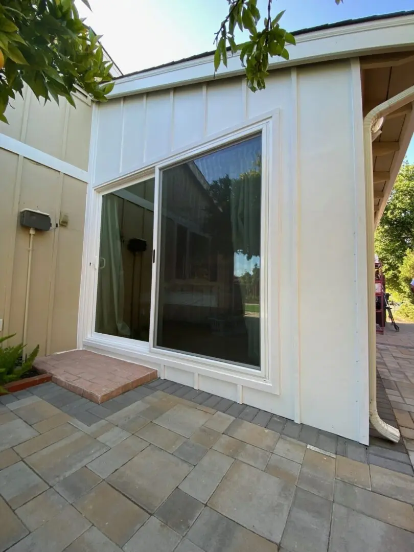 Residential sliding door installation